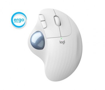 Logitech Ergo M575 for Business mouse Right-hand RF Wireless+Bluetooth Trackball 2000 DPI