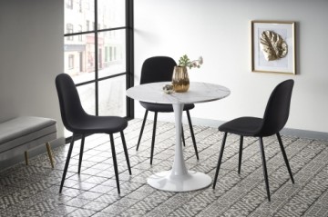 Halmar DENVER table, color: top - white marble, legs - white