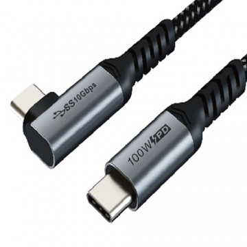 Extradigital Kабели USB3.1, USB-C - USB-C, 10Gbps, 100W, 20V/ 5A, 4K/ 60HZ, 1m
