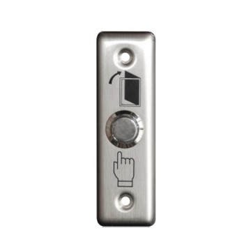 Hismart Exit Button, Stainless Steel, flush mounted