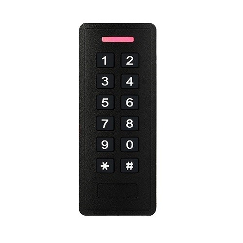 Hismart Standalone Access Control with Keypad and Card Reader, K2-MF, EM/Mifare, IP66 image 1