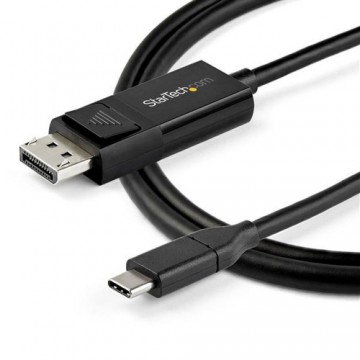 USB C uz Display Porta Adapteris Startech CDP2DP142MBD         (2 m) Melns