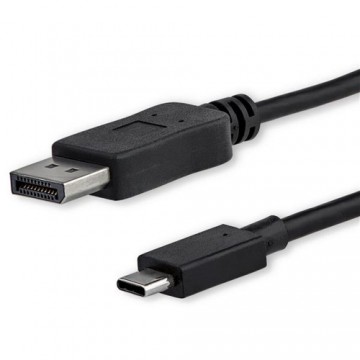 USB C uz Display Porta Adapteris Startech CDP2DPMM1MB          Melns 1 m