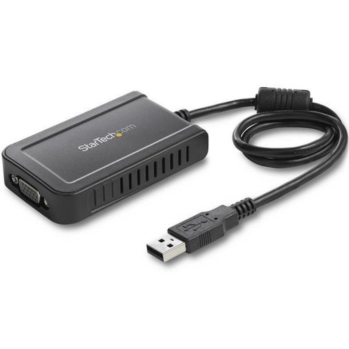 Адаптер USB — VGA Startech USB2VGAE3            Чёрный image 1