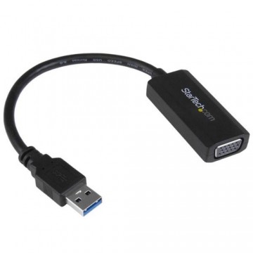 Адаптер USB 3.0 — VGA Startech USB32VGAV            Чёрный