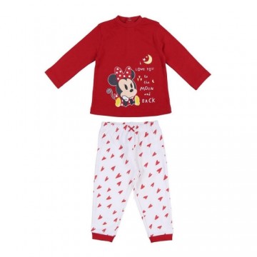 Pajama Bērnu Minnie Mouse Sarkans
