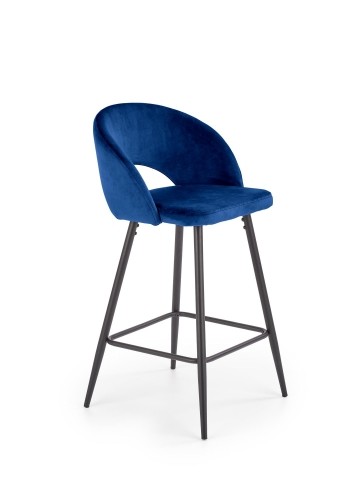 Halmar H96 bar stool, color: dark blue image 1