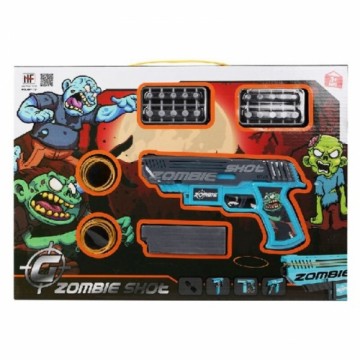 Bigbuy Fun Playset Zombie Shot Šautriņu ierocis Zils (43 x 30 cm)