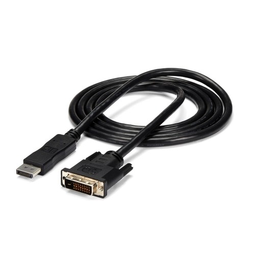 DisplayPort uz DVI Adapteris Startech DP2DVIMM6            (1,8 m) Melns 1.8 m image 1