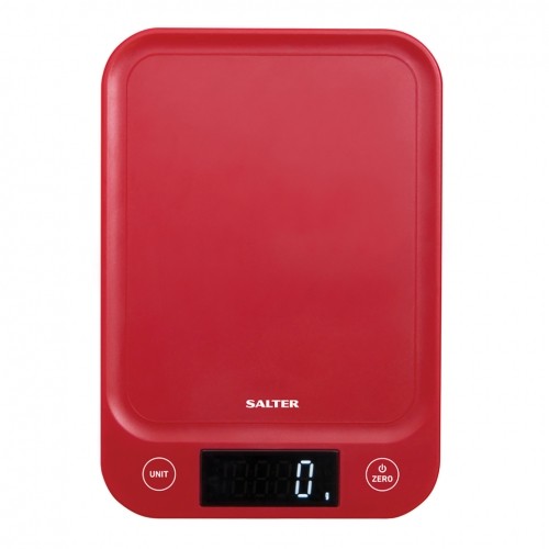 Salter 1067 RDDRA Digital Kitchen Scale, 5kg Capacity red image 1