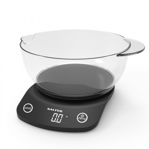 Salter 1074 BKDR Vega Digital Kitchen Scale with Bowl image 1