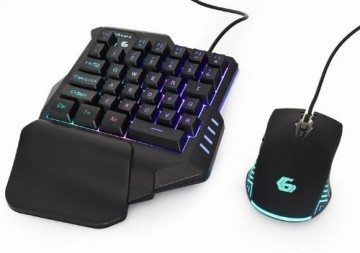 Gembird GGS-IVAR-TWIN keyboard USB Black