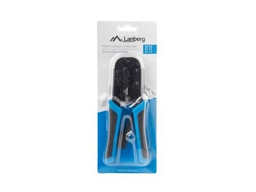 Lanberg NT-0201 cable crimper Crimping tool Black, Blue image 1