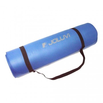 Джутовый коврик для йоги Joluvi 235914-021 Синий Резина