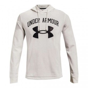 Vīriešu Sporta Krekls ar Kapuci Under Armour Rival Fleece Big Logo Balts