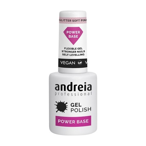 Nagu laka Andreia Professional Glitter Soft Pink (105 ml) image 1