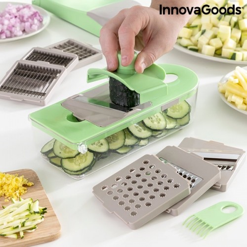 Vegetable slicer, grater and mandolin with recipes and accessories 7 in 1 image 3