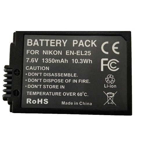 Extradigital Nikon EN-EL25 Battery, 1350mAh image 1