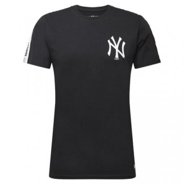 Vīriešu Krekls ar Īsām Piedurknēm New Era NY Yankees Taped Sleeve Melns