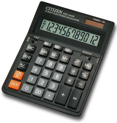 Citizen SDC-444S calculator Desktop Basic Black image 1