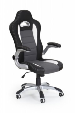 Halmar LOTUS chair color: black/grey