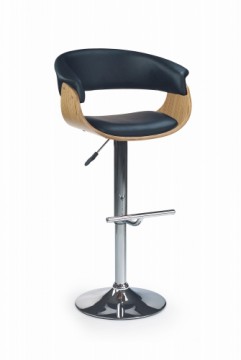 Halmar H45 bar stool color: light oak/black