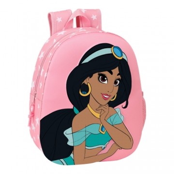 Школьный рюкзак 3D Disney Jasmine Розовый