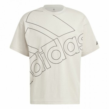 Vīriešu Krekls ar Īsām Piedurknēm Adidas Giant Logo Bēšs