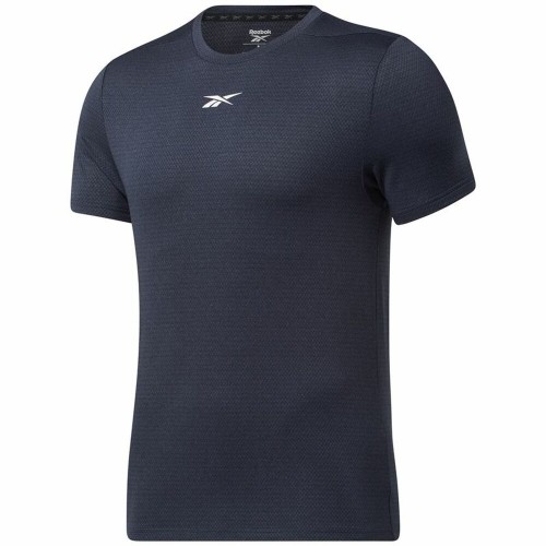 Īsroku Sporta T-krekls Reebok Workout Ready Tumši zils image 1