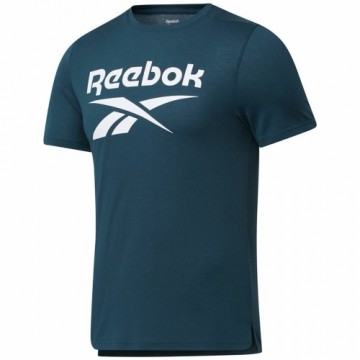 Īsroku Sporta T-krekls Reebok Workout Ready Supremium Zils