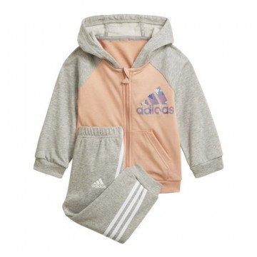 Bērnu Sporta Tērps Adidas Full-Zip Blush Laša krāsas
