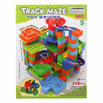 Bigbuy Fun Klucīšu Būvēšanas Spēle Track Maze 118056 (248 pcs)