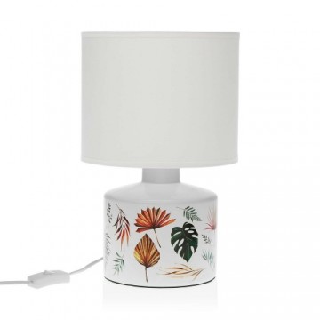 Bigbuy Home Galda lampa Roxanne Loksnes Keramika (22,5 x 35 x 22,5 cm)