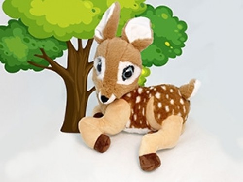 BAMBOLINA plush Daisy with moving glitter eyes and speaking three fairy tales, EE version, BD2021EE image 2