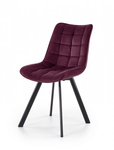 Halmar K332 chair, color: dark red image 1