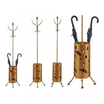 Gift Decor Вешалка Корзина для зонтов Позолоченный Металл (44 x 185 x 44 cm)