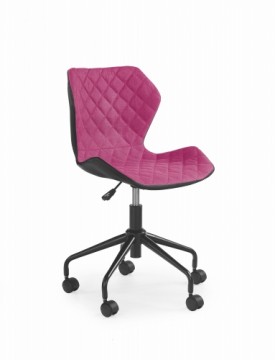 Halmar MATRIX children chair, color: black / pink