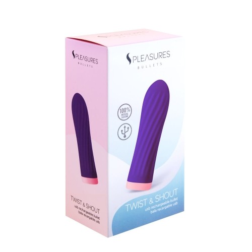 Lodveida Vibrators S Pleasures Violets (8,5 x 2,5 cm) image 1