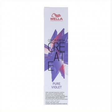 Daļēji Pastāvīga Krāsviela Wella Fresh Create Pure Violet (60 ml)