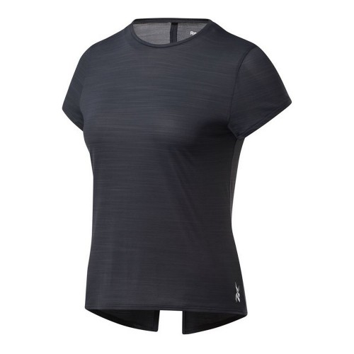 Sieviešu Krekls ar Īsām Piedurknēm Reebok Workout Ready Activchill Melns image 1