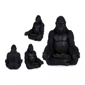 Gift Decor Dekoratīvās figūriņas Gorilla Melns Sveķi (19 x 26,5 x 22 cm)