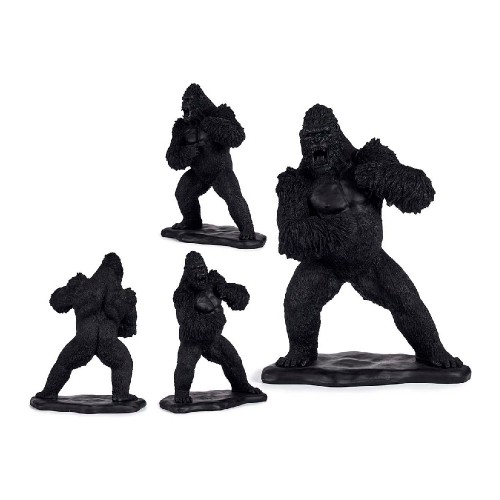 Gift Decor Dekoratīvās figūriņas Gorilla Melns Sveķi (25,5 x 56,5 x 43,5 cm) image 1