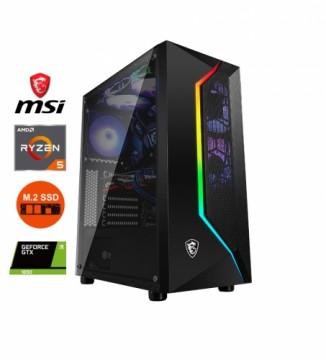MSI Vampiric 100R Ryzen 5 5600X 8GB DDR4 512GB SSD M2 1TB HDD GTX 1650 4GB Windows 10