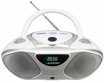 Blaupunkt BB14WH CD player CD recorder Silver, White