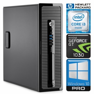 Hewlett-packard HP 400 G1 SFF i3-4150 8GB 480SSD+500GB GT1030 2GB DVD WIN10Pro