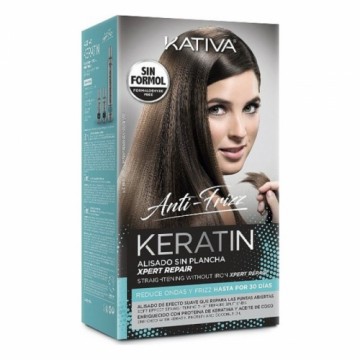 Matu Taisnošanas Līdzeklis Keratin Anti-frizz Post Kativa (3 pcs)