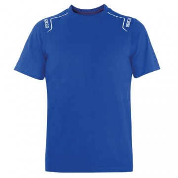 Krekls ar Īsām Piedurknēm Sparco TECH STRETCH Zils XL Izmērs