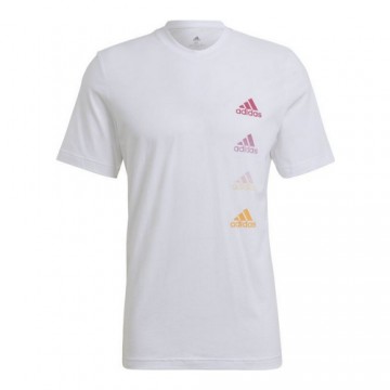 Футболка с коротким рукавом мужская Adidas Essentials Gradient Белый