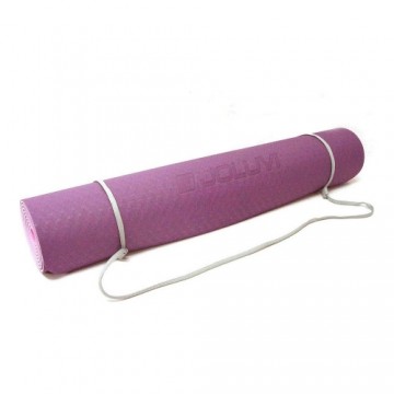 Джутовый коврик для йоги Joluvi Pro Пурпурный