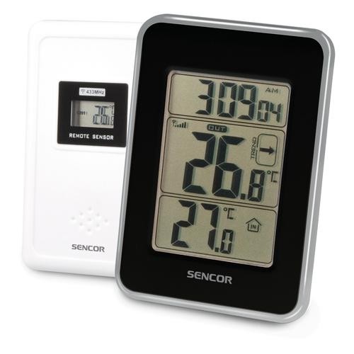 Sencor SWS 25 BS digital weather station Black, Silver image 1